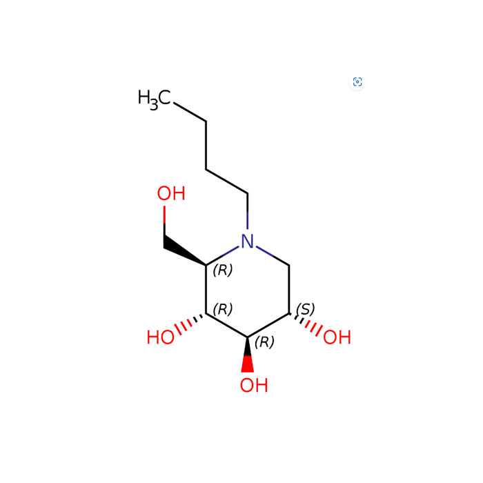 Miglustat,72599-27-0,Moligand™, 10mM in DMSO,阿拉丁产品图