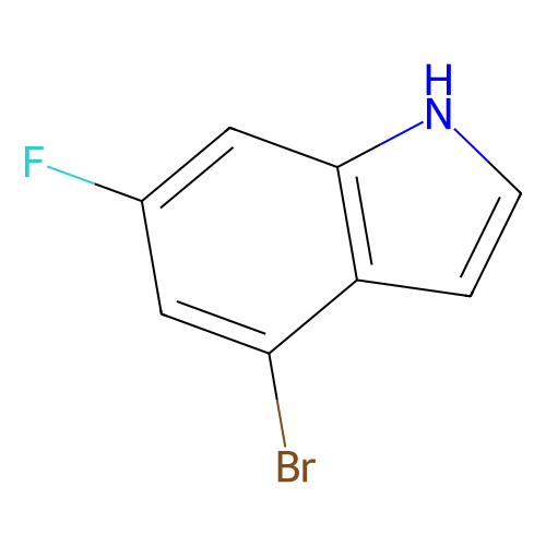 4-溴-6-氟-1H-吲哚,885520-70-7,≥97%,阿拉丁产品图