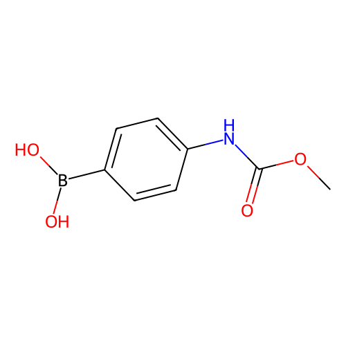 4-(甲氧羰基氨基)苯基硼酸(含有数量不等的酸酐),850567-96-3,≥95%,阿拉丁产品图