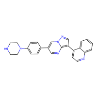 LDN-193189,BMP I 型受体抑制剂,1062368-24-4,≥98%,阿拉丁