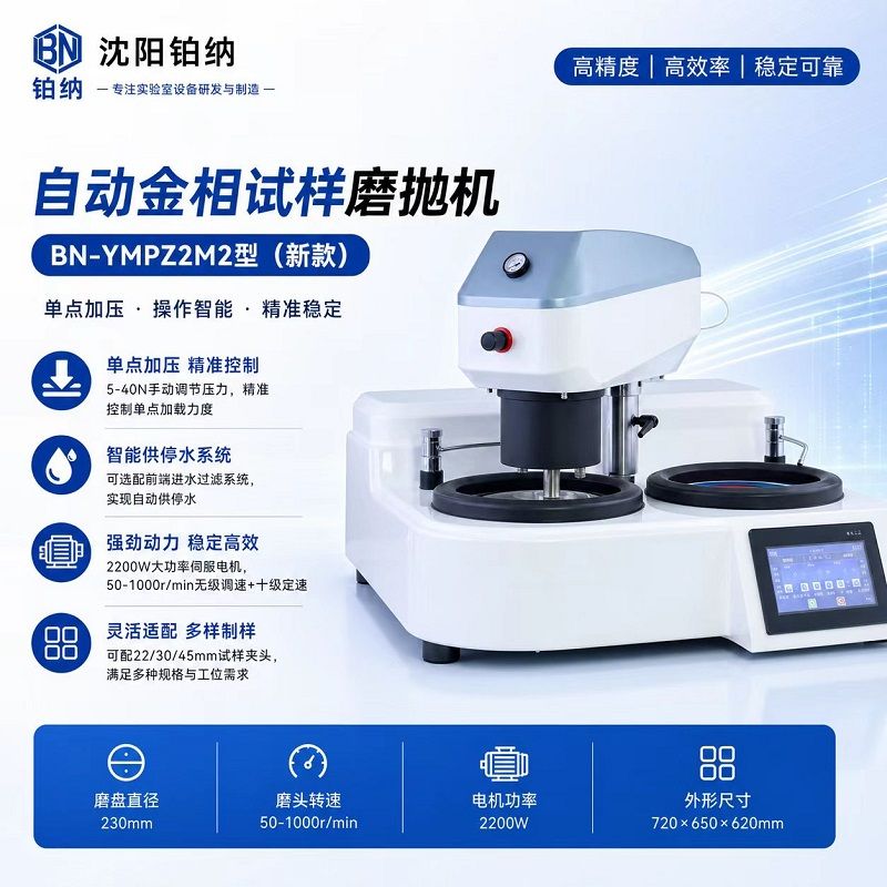 全自动触摸屏双盘磨抛机