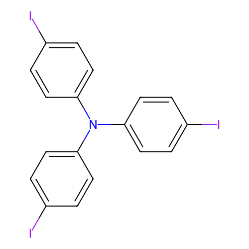三(4-碘苯)胺，4181-20-8，≥98%，阿拉丁产品图