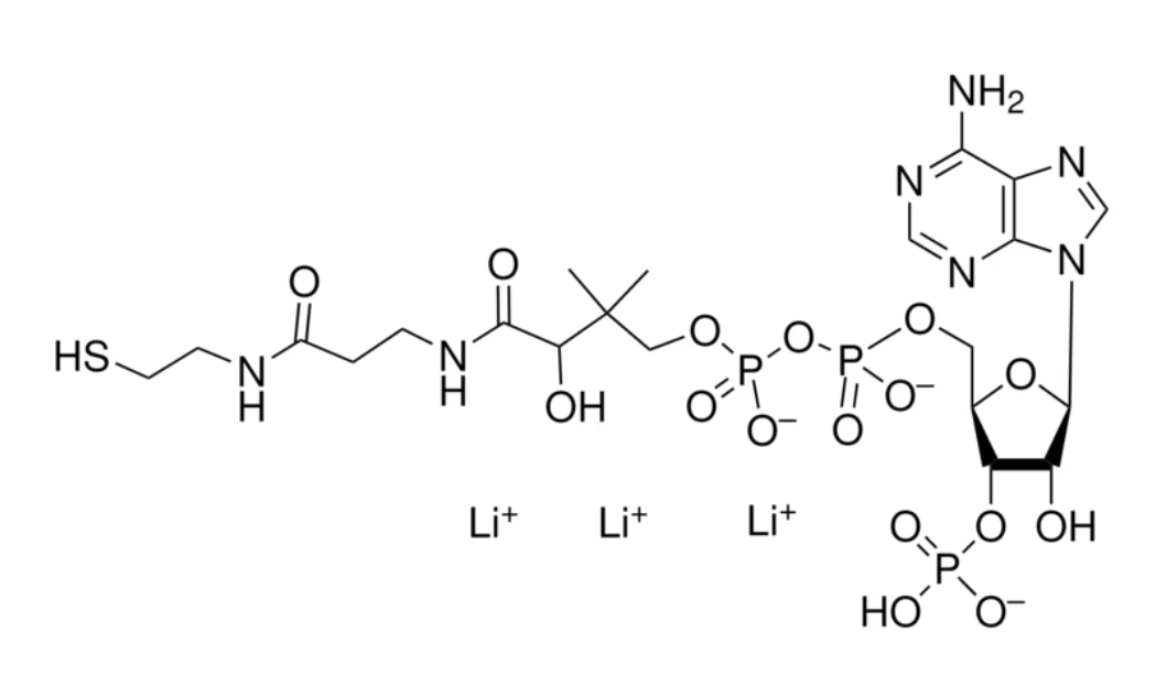 辅酶 A,三锂盐,水合物,18439-24-2,≥75%,阿拉丁产品图
