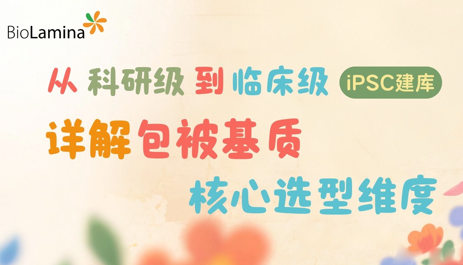 层粘连蛋白从科研到临床级iPSC建库：包被基质(细胞外基质)选型维度