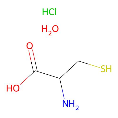 DL-半胱氨酸盐酸盐一水物，96998-61-7，98%，阿拉丁产品图