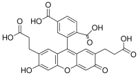 2',7'-二-(2-羧乙基)-5(6)-羧基荧光素,85138-49-4,≥90%, mixture of isomers,阿拉丁