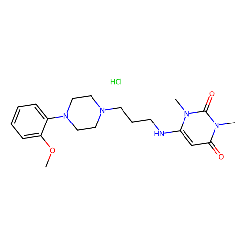 盐酸乌拉地尔，64887-14-5，10mM in DMSO，阿拉丁产品图