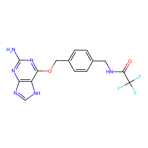 O6-[4-(三氟乙酰氨基甲基)苄基]鸟嘌呤，680622-70-2，10mM in DMSO，阿拉丁产品图