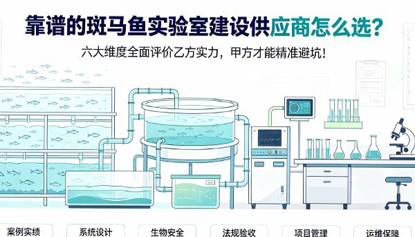 靠谱的斑马鱼实验室建设供应商怎么选？六大维度全面评价乙方实力，甲方才能精准避坑！
