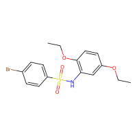 4-溴-N-(2,5-二乙氧基苯基)苯磺酰胺,1024505-63-2,97%,阿拉丁