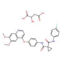 Cabozantinib malate (XL184),1140909-48-3,10mM in DMSO,阿拉丁