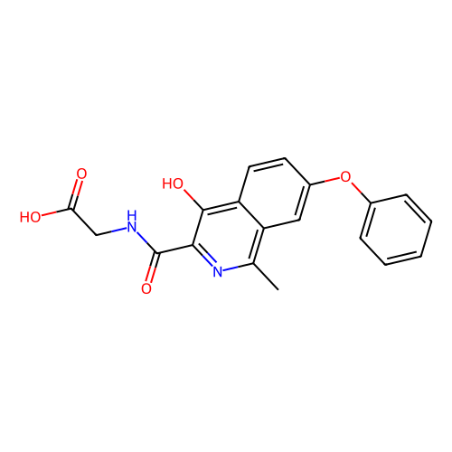 FG-4592,HIF-α脯氨酰羟化酶抑制剂，808118-40-3，Moligand™, ≥98%，阿拉丁产品图