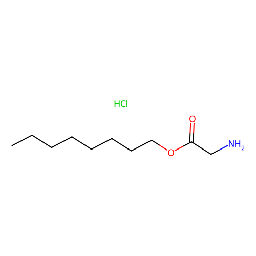 甘氨酸正辛酯盐酸盐,39540-30-2,≥98%,阿拉丁产品图