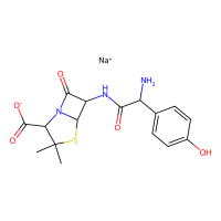 Amoxicillin Sodium,34642-77-8,10mM in DMSO,阿拉丁