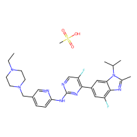 Abemaciclib mesylate (LY2835219)，1231930-82-7，10mM in DMSO，阿拉丁
