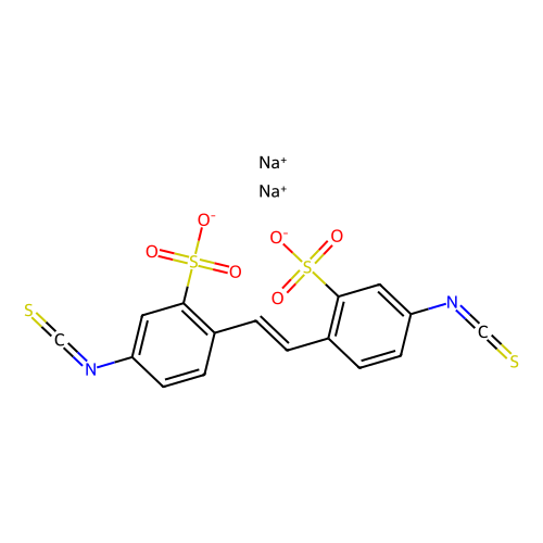 4,4'-二异硫氰酸基-2,2'-二苯乙烯磺酸二钠,67483-13-0,≥90%(HPLC),阿拉丁产品图