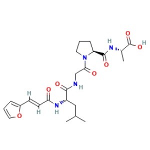 N-[3-(2-Furyl)acryloyl]-Leu-Gly-Pro-Ala，78832-65-2，≥98%，阿拉丁产品图