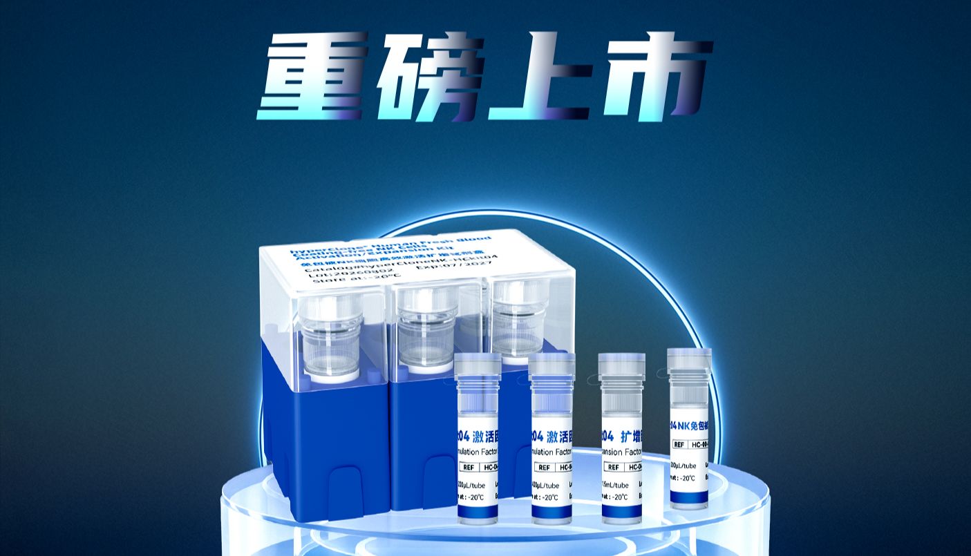 新品上市：华辰生物免包被NK细胞激活扩增试剂盒正式发布，助力NK细胞规模化制备