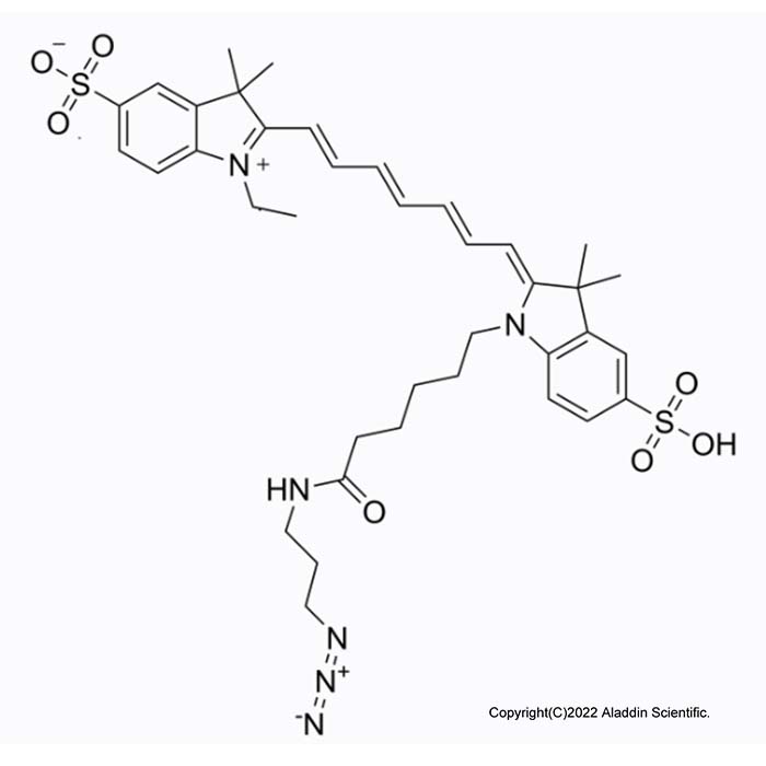 磺基 Cy7-叠氮 ，BioReagent, 适用于荧光分析, 用于显微镜, ≥95%(HPLC)，阿拉丁产品图
