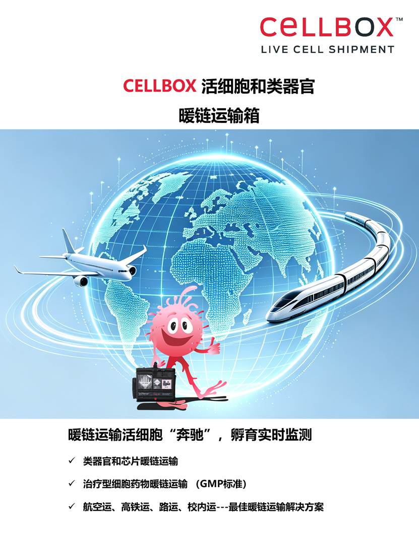 活细胞和类器官的暖链运输（warm-chain transport）