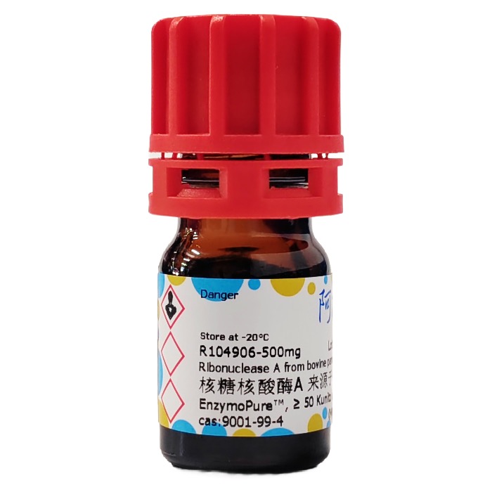 核糖核酸酶A 来源于牛胰腺，9001-99-4，EnzymoPure™, ≥ 50 Kunitz units/mg，阿拉丁产品图