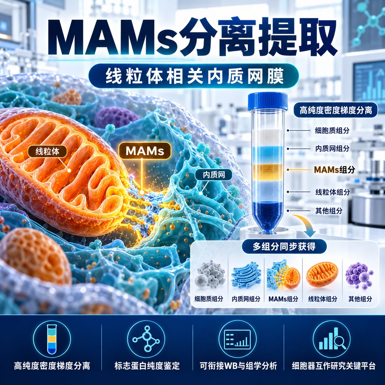 MAMs线粒体相关内质网膜分离服务