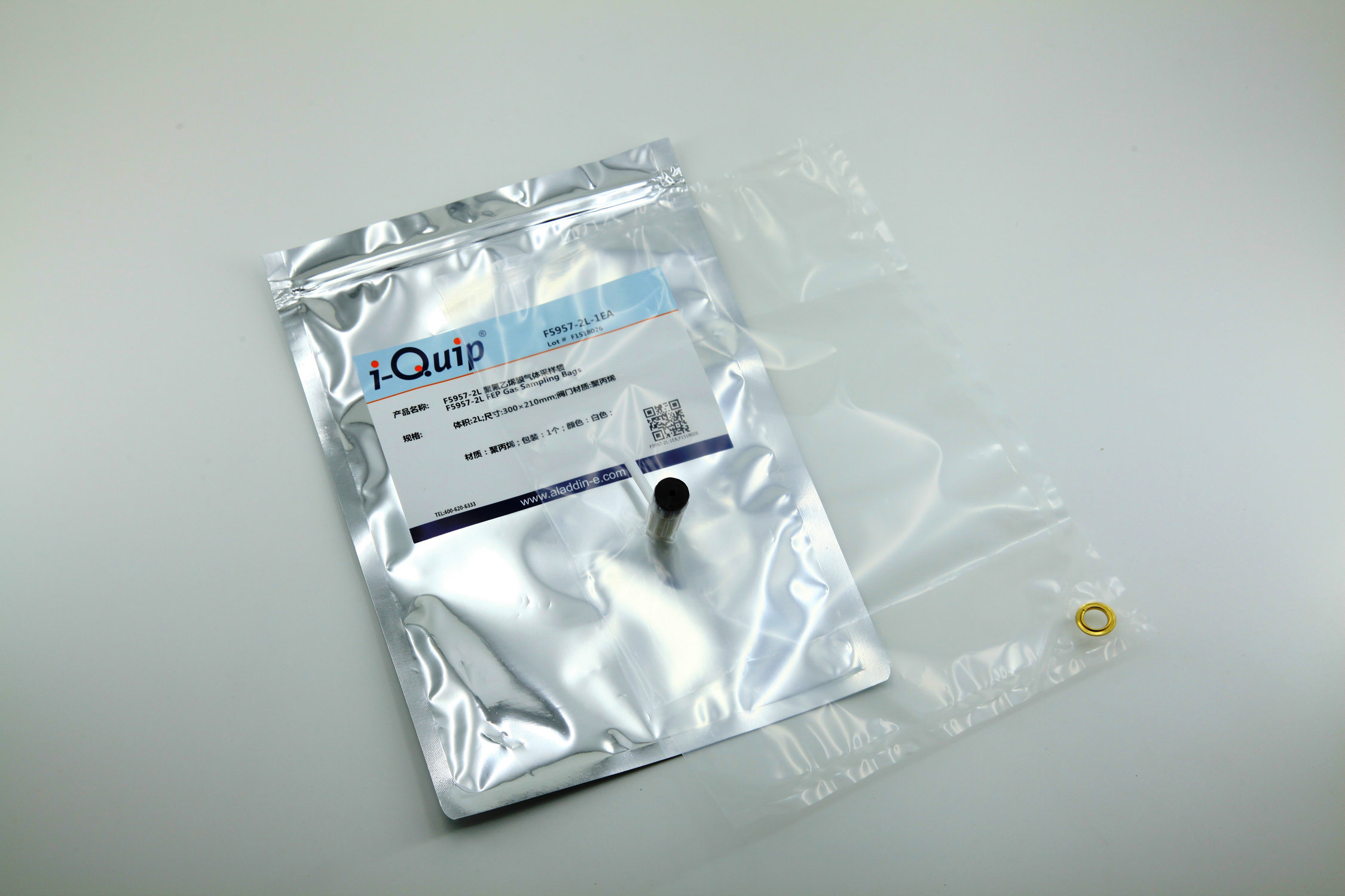 聚氟乙烯膜气体采样袋,i-Quip™产品图