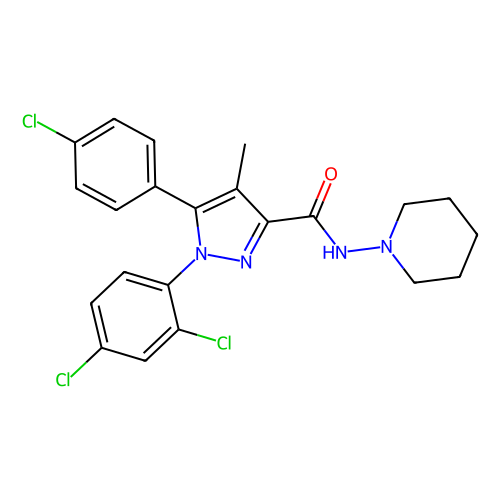 Rimonabant (SR141716),168273-06-1,10mM in DMSO,阿拉丁产品图