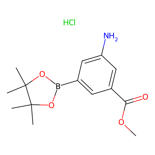 3-氨基-5-甲氧基羰基苯基硼酸,频哪醇酯 盐酸盐，850567-50-9，97%，阿拉丁产品图