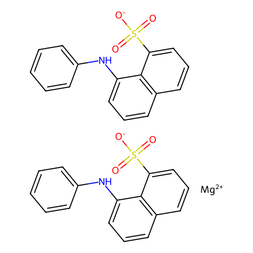 8-苯胺基-1-萘磺酸镁(II)盐水合物,18108-68-4,≥98%(HPLC),阿拉丁产品图