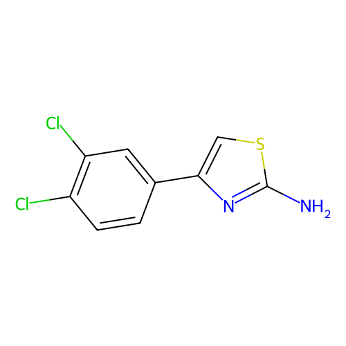 2-氨基-4-(3,4-二氯苯基)噻唑,39893-80-6,≥98%(GC)(T),阿拉丁产品图