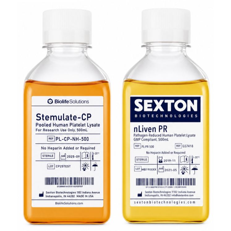 Sexton人血小板裂解液hPL血替（科研级与GMP级）