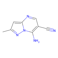 7-氨基-2-甲基吡唑并[1,5-a]嘧啶-6-腈，255389-59-4，≥97%，阿拉丁
