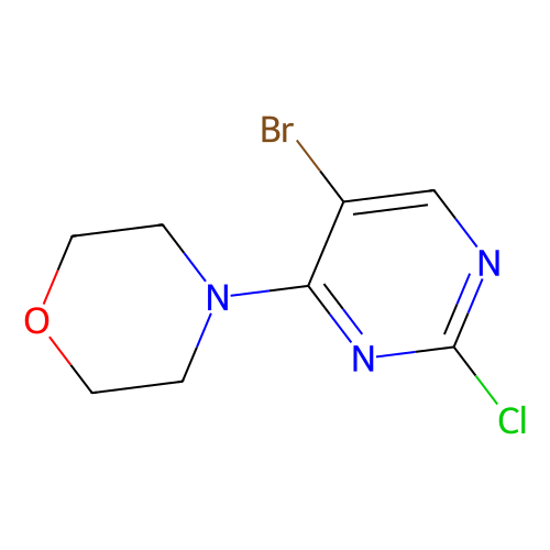 4-(5-溴-2-氯嘧啶-4-基)吗啉，139502-01-5，≥97%，阿拉丁产品图