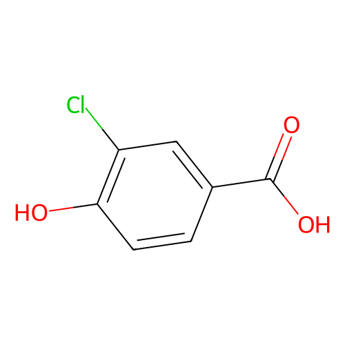 3-氯-4-羟基苯甲酸半水合物，3964-58-7，≥98%(T)，阿拉丁产品图