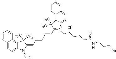 花青5.5叠氮化物(DMSO溶液),≥95%,阿拉丁产品图