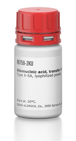 核糖核酸,转移 来源于面包酵母(酿酒酵母) Type X-SA, lyophilized powder