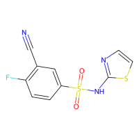 3-氰基-4-氟-N-(噻唑-2-基)苯磺酰胺,1235406-28-6,≥97%,阿拉丁