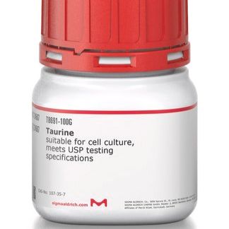 Sigma-Aldrich货号T8691牛磺酸Taurine(别名:2-氨基乙磺酸)19121878899上海睿安生物Merck-Sigma-Millipore-Roche官方正式授权代理商产品图