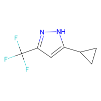 5-环丙基-3-(三氟甲基)-1H-吡唑,1027617-86-2,96%,阿拉丁