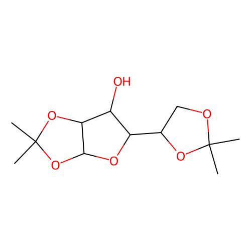1,2:5,6-双-O-异丙叉基-α-D-异呋喃糖,2595-05-3,≥98%,阿拉丁产品图