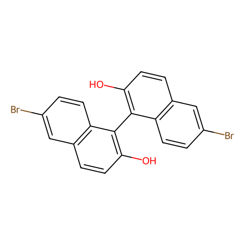 (R)-(-)-6,6'-二溴-1,1'-联-2-萘酚,65283-60-5,≥98%,阿拉丁产品图