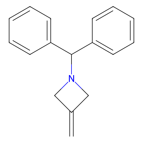 1-(二苯基甲基)-3-亚甲基氮杂环丁烷，40569-55-9，≥97%，阿拉丁产品图