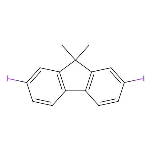 2,7-二碘-9,9-二甲基芴,144981-86-2,≥98%(GC),阿拉丁产品图