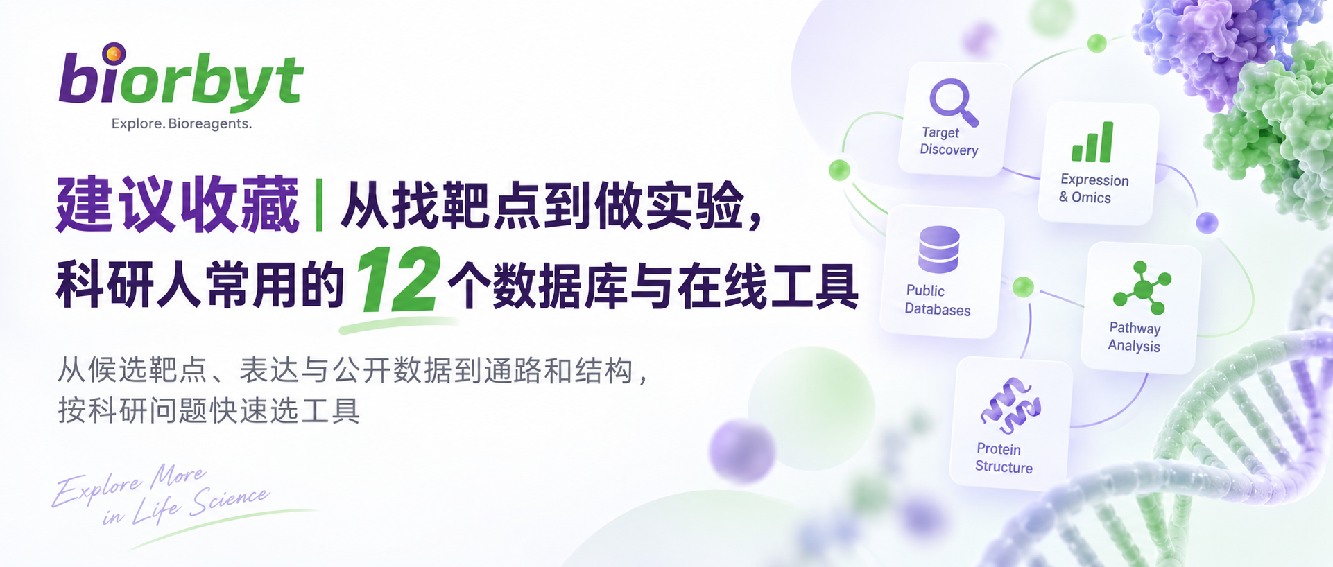 建议收藏｜从找靶点到做实验，科研人常用的 12 个数据库与在线工具