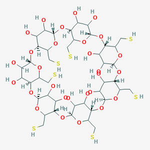 七-(6-巯基-6-去氧)-β-环糊精,160661-60-9,≥98%,阿拉丁产品图