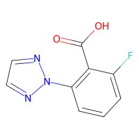 2-氟-6-(2H-1,2,3-三唑-2-基)苯甲酸，1186050-58-7，≥97%，阿拉丁