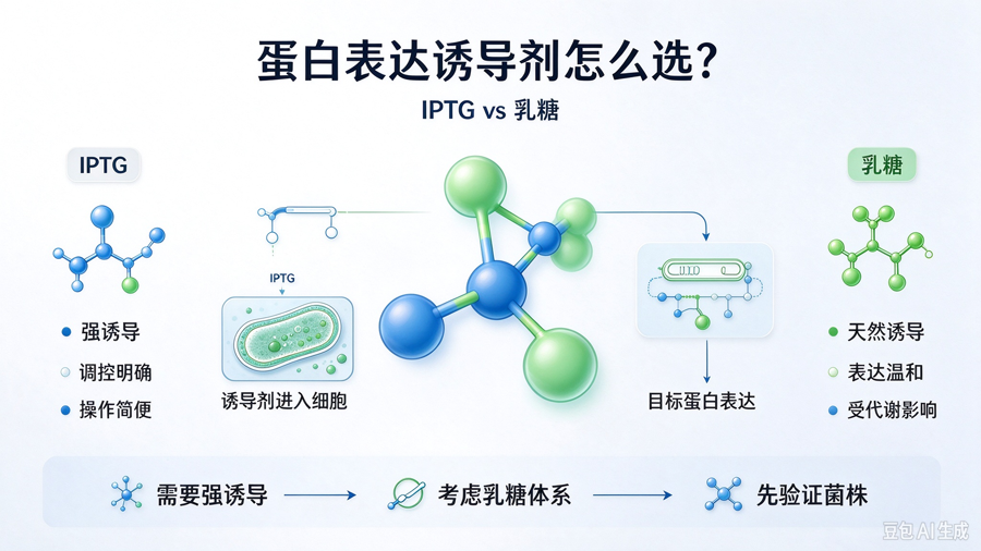 蛋白表达诱导剂怎么选？IPTG VS 乳糖深度对比