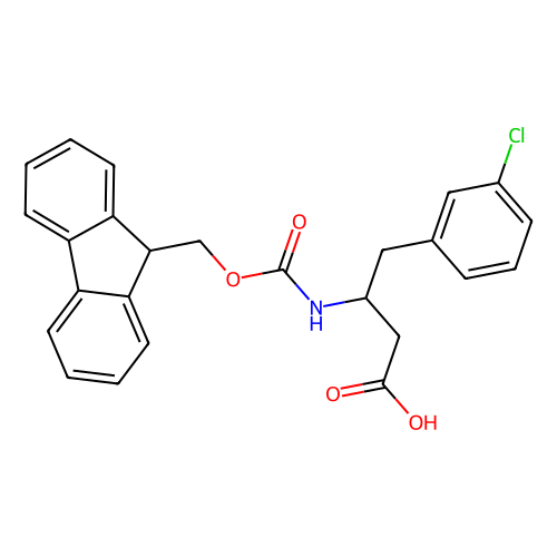 Fmoc-3-氯-D-β-高苯丙氨酸，331763-57-6，≥98%，阿拉丁产品图