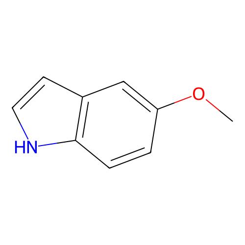 5-甲氧基吲哚,1006-94-6,10mM in DMSO,阿拉丁产品图